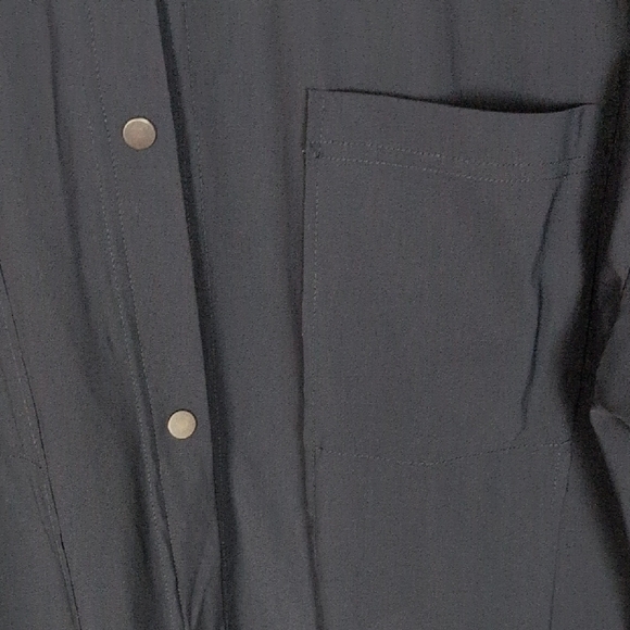 Oska Drawstring Waist Snap Front Top - Picture 3 of 11